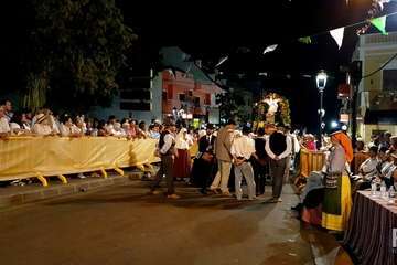 La carreta de Arenales triunfa en la romería de Valsequillo (Foto Francisco Javier Santana)